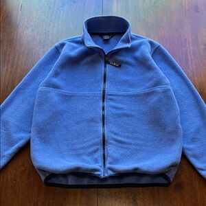 LL Bean Full Zip Fleece Size S Reg